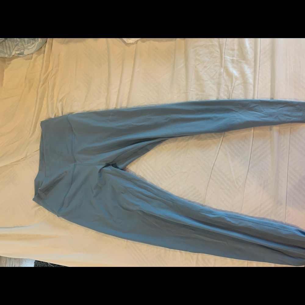 Light blue leggings